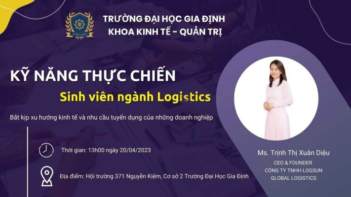 workshop kỹ năng thực chiến sinh viên ngành logistics
