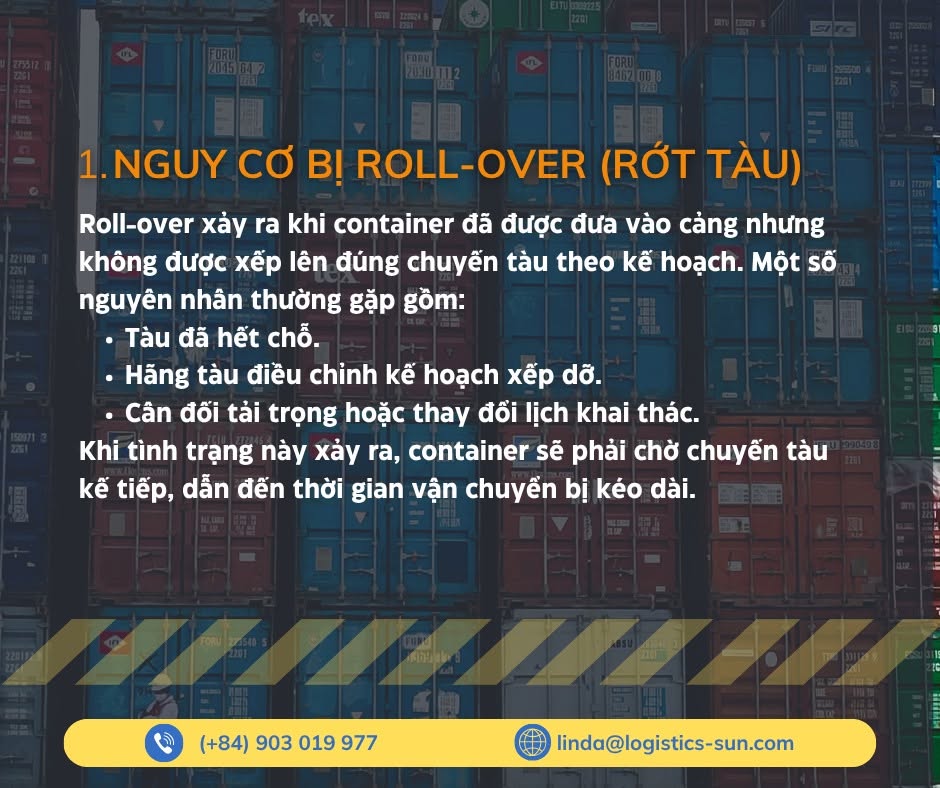 Nguy cơ bị Roll-over (Rớt tàu)